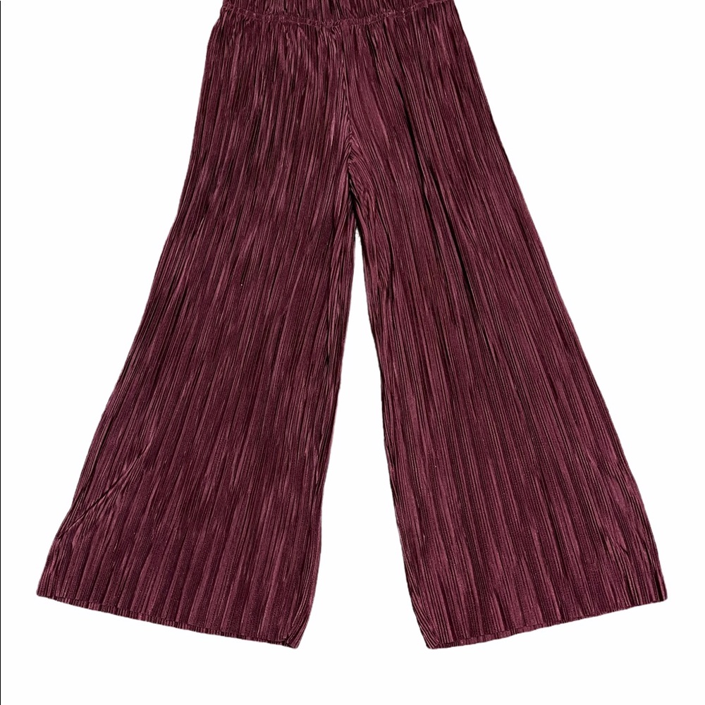 Urban outfitters silky wide leg pant
